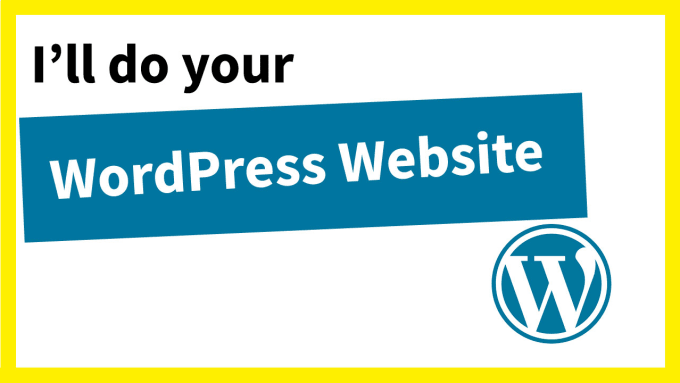 Gig Preview - Do your wordpress ecommerce or website