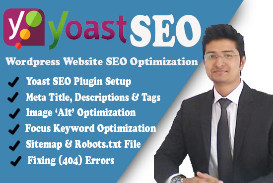 Gig Preview - Do wordpress yoast SEO onpage optimization