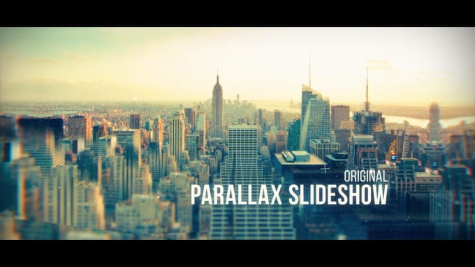 Gig Preview - Create a best parallax photo slideshow