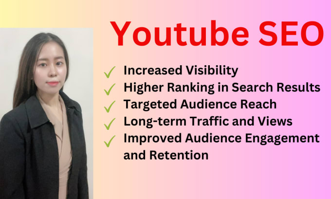 Gig Preview - Do youtube SEO professionally