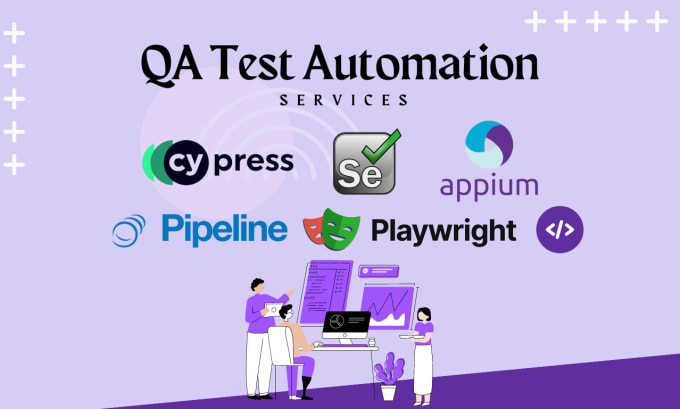 Gig Preview - Do automation testing with cypress, selenium, appium and playwright