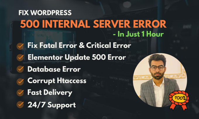 Gig Preview - Fix wordpress 500 internal server http error within 1 hour