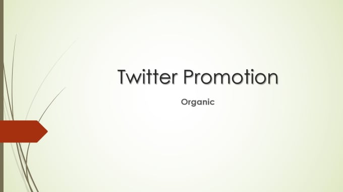 Gig Preview - Do twitter marketing and promotion with organic growth