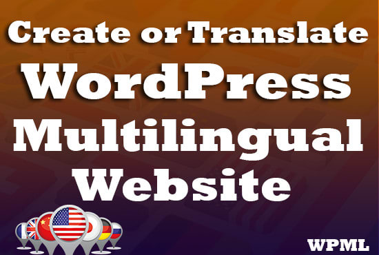 Gig Preview - Create a multilingual website using wpml plugin