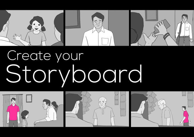 Gig Preview - Create a storyboard for you