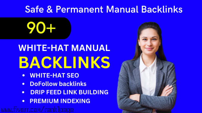 Gig Preview - Do 90 high PR, backlinks service, dofollow link building