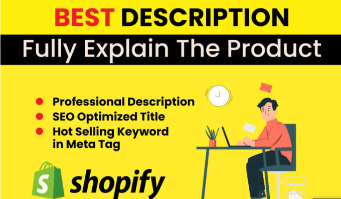 Gig Preview - Be your shopify expert and listing optimization product descriptions writer