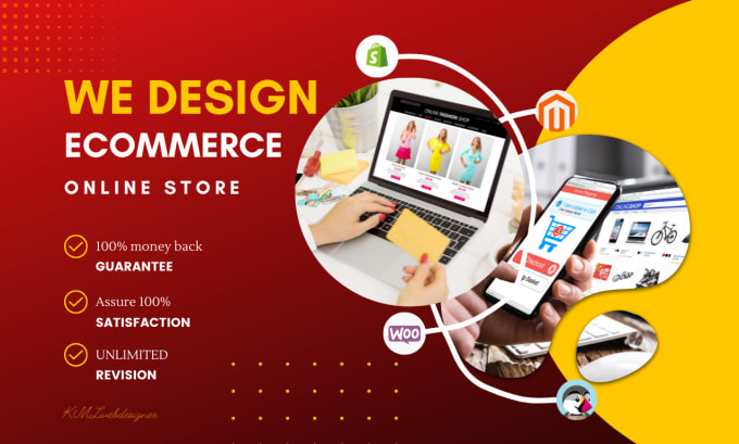 Gig Preview - Design professional ecommerce successful online store