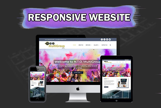 Gig Preview - Build a modern and responsive wordpress website