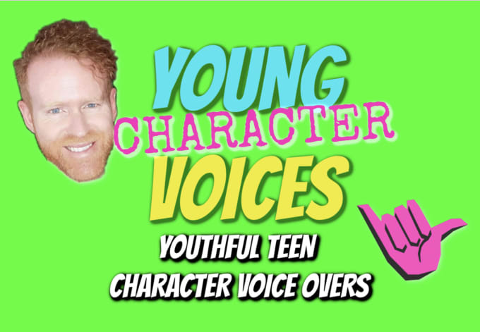 Gig Preview - Record a youthful american teen character voice over