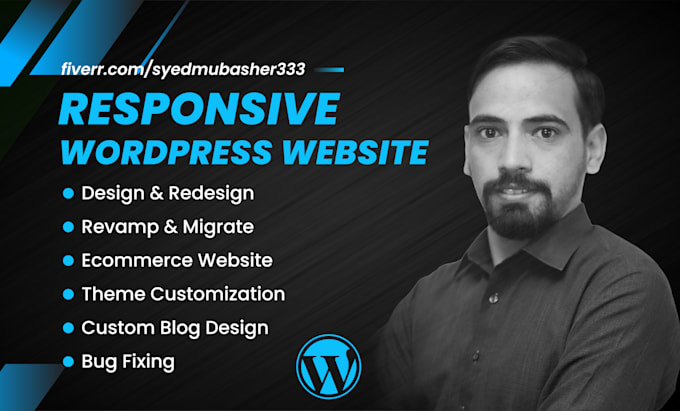 Gig Preview - Build professional wordpress website