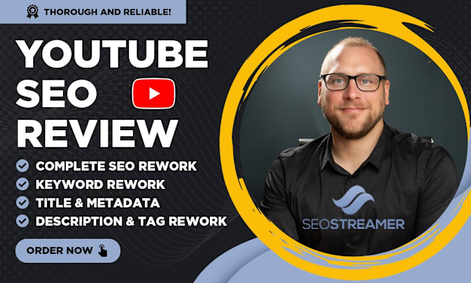 Gig Preview - Optimize the SEO for your youtube channel and videos