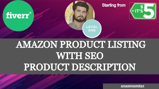 Gig Preview - Write top amazon listing and SEO product descriptions