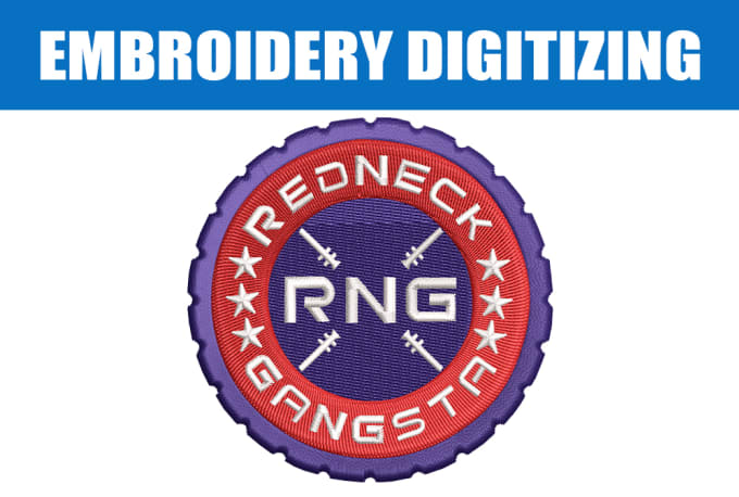 Gig Preview - Do logo embroidery digitizing, convert to dst, pes, emb