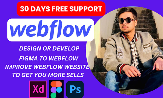 Gig Preview - Develop webflow website design and convert figma to webflow