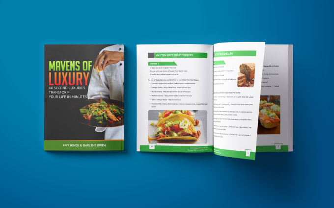 Gig Preview - Design and format cookbook, recipe book, ebook