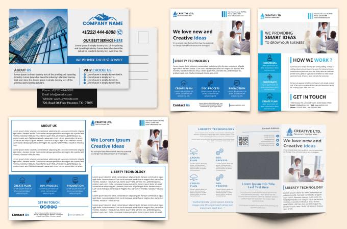 Gig Preview - Design trifold, bifold brochure, flyer, banner, leaflet, postcard