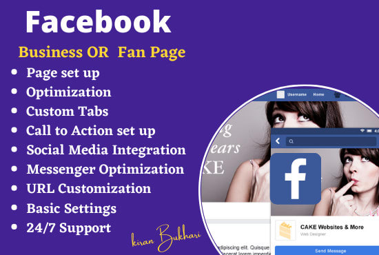 Gig Preview - Set up and optimize your facebook business  or fan page