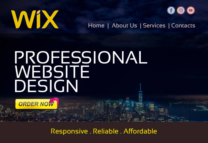 Gig Preview - Design or redesign wix website