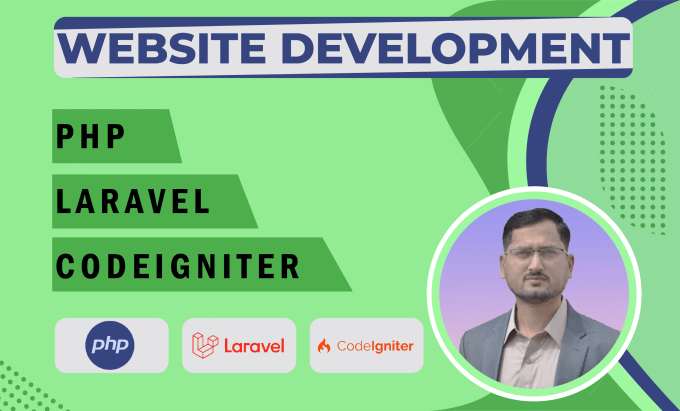 Gig Preview - Be your web developer in core PHP, laravel and codeigniter