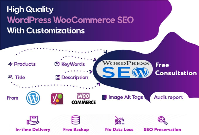 Gig Preview - Do SEO for your wordpress ecommerce website