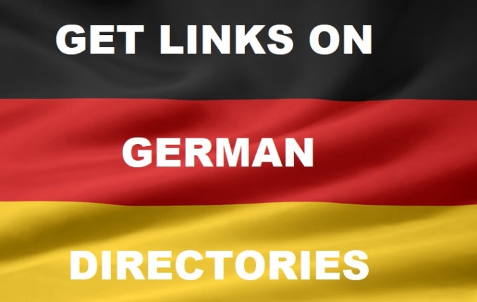 Gig Preview - Provide 3, 6 or 10 links on german directories for SEO germany