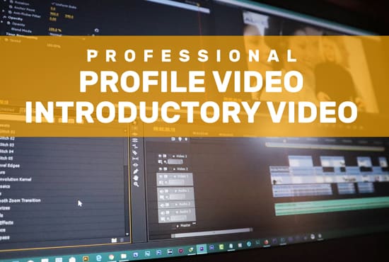 Gig Preview - Edit intro video, promo video, company profile