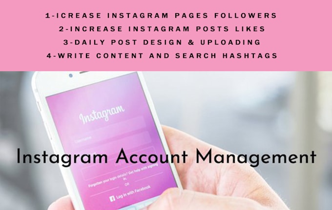 Gig Preview - Manage your instagram account