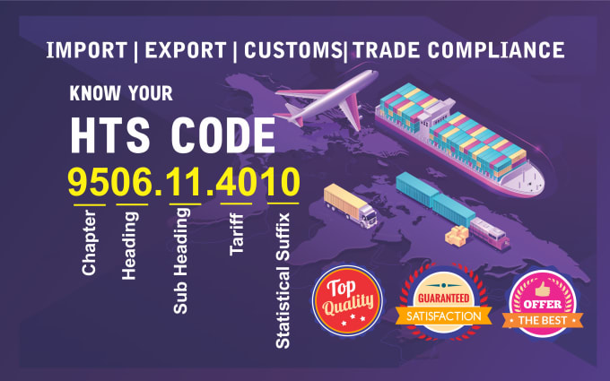 Gig Preview - Provide import hs code, hts code, calculate tax,customs duty for your product