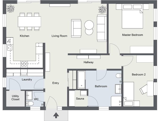 Gig Preview - 2d floor plan in auto cad