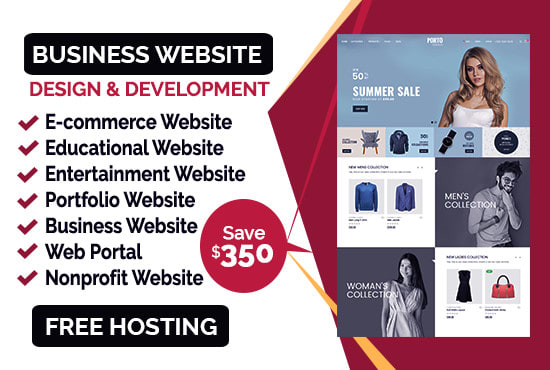 Gig Preview - Build a professional business website