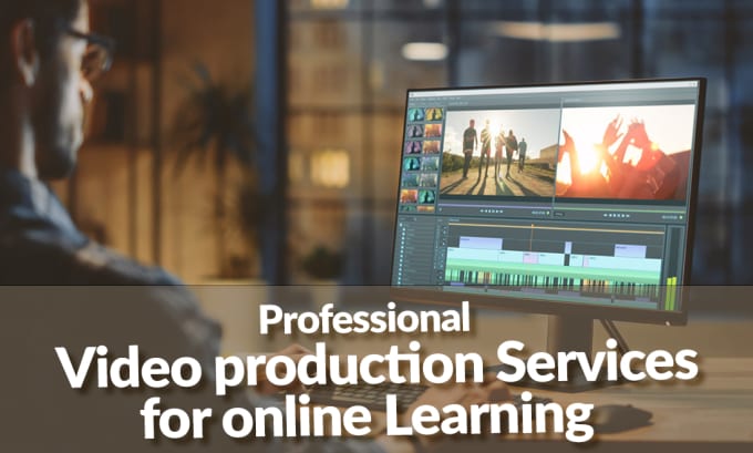 Gig Preview - Create and edit videos for your online course