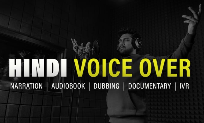 Gig Preview - Your professional hindi voice over artist