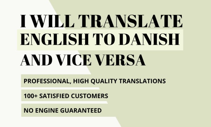 Bestseller - translate english to danish or danish to english