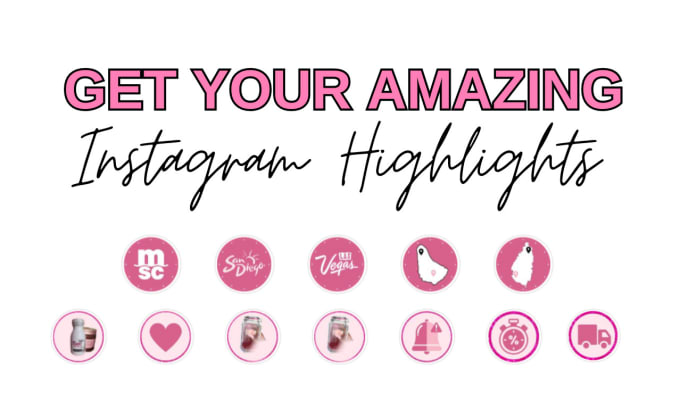 Gig Preview - Create your perfect instagram highlights