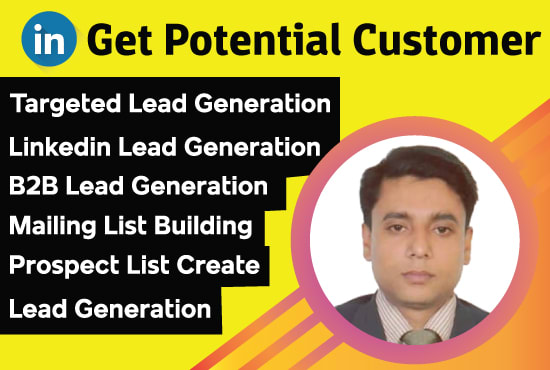 Bestseller - do contact list building and b2b lead generation