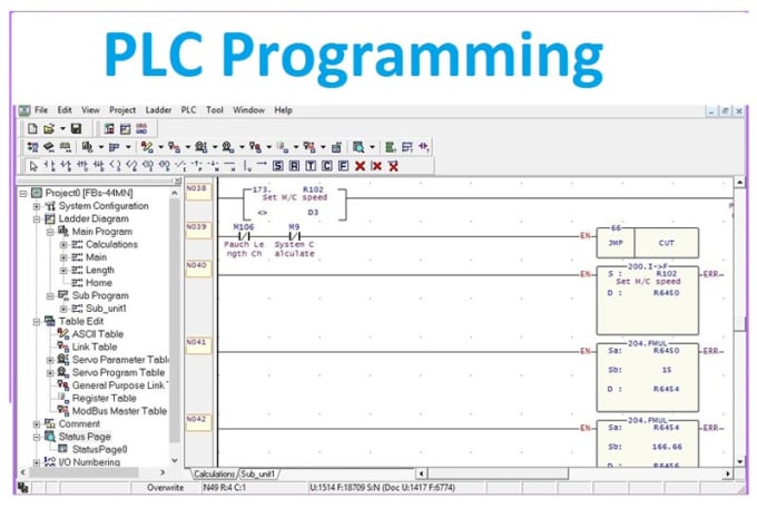 Gig Preview - Do plc programming and automation