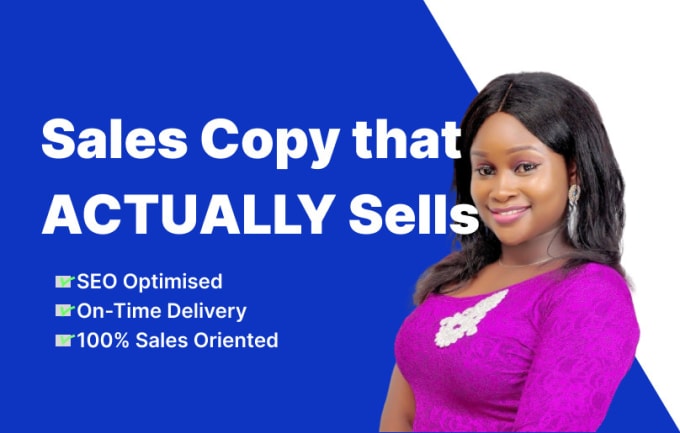 Gig Preview - Copywrite a converting sales copy for landing page, sales page, ads sales funnel