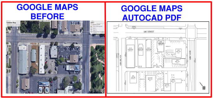 Bestseller - draw site plan google maps in autocad 2d