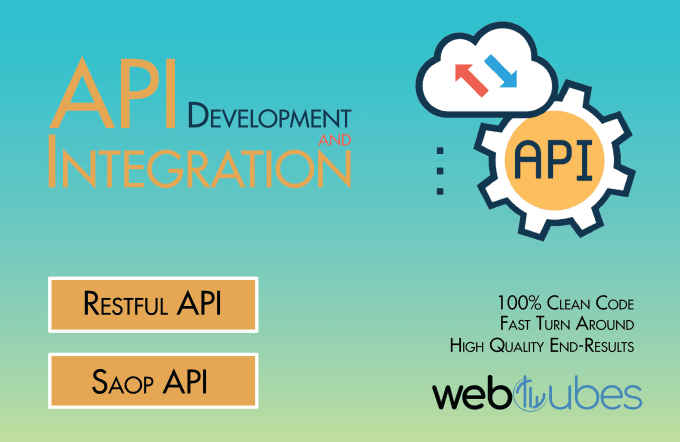 Gig Preview - Develop or integrate custom api, restful api, soap api, rest api within 24 hours