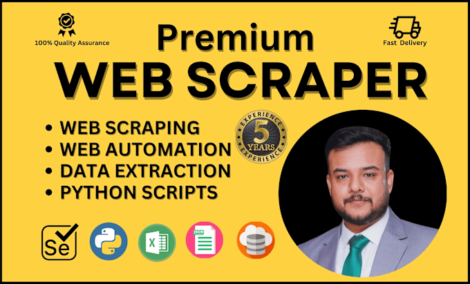 Gig Preview - Do web scraping, data extraction and data mining