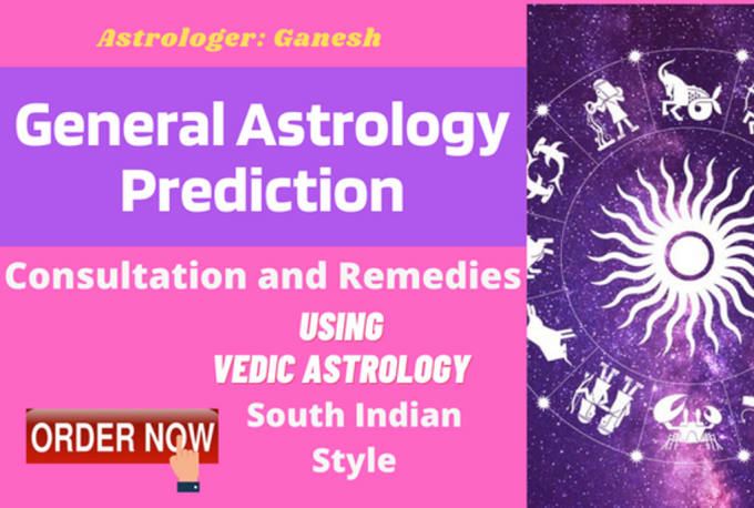 Gig Preview - Read birth chart and provide remedy using vedic astrology