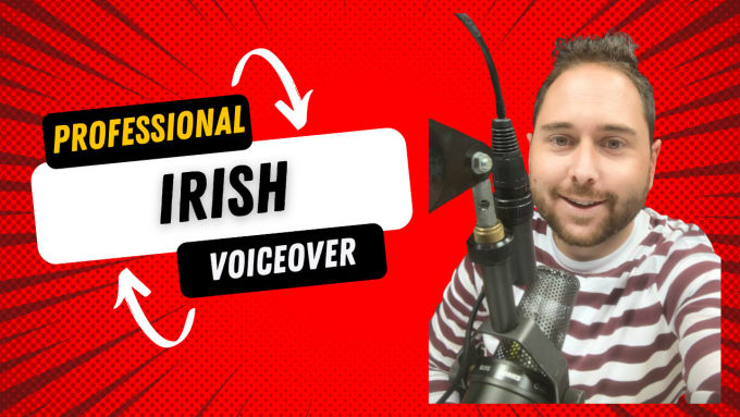 Gig Preview - Record you a professional irish voiceover in 24 hours