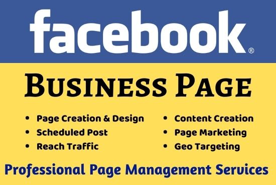 Gig Preview - Create and optimize your facebook business and fan page