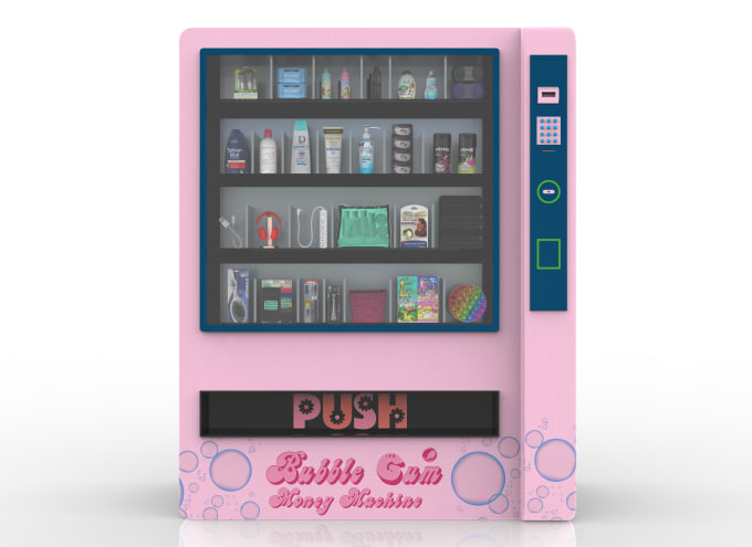 Gig Preview - Design any vending machine in high resolution