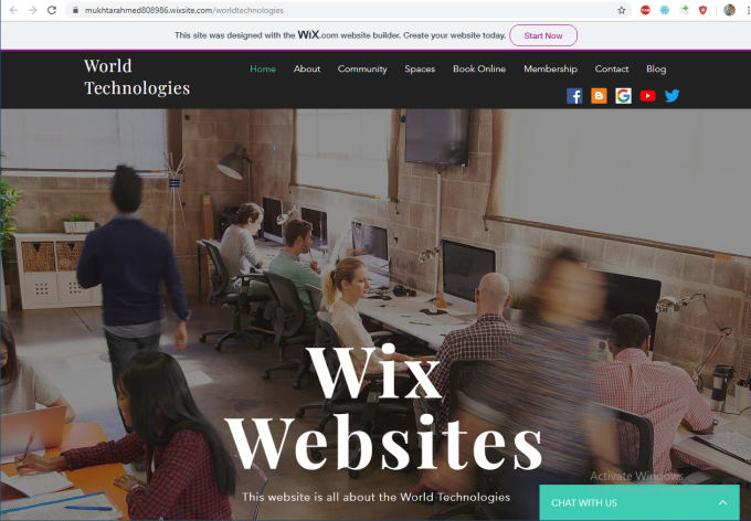 Gig Preview - Design wix website or redesign wix website