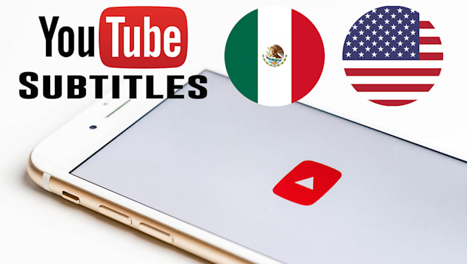 Gig Preview - Create youtube subtitles in english or spanish