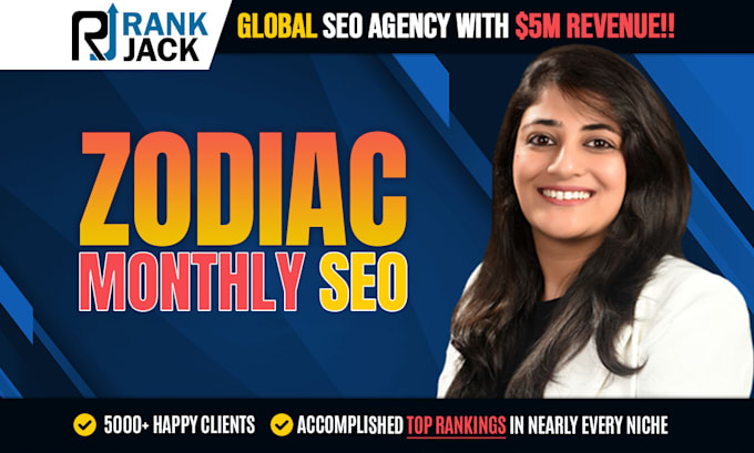 Bestseller - do zodiac monthly off page SEO service for google top ranking