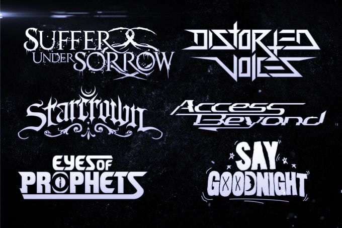 Gig Preview - Make professional band logo for all genre