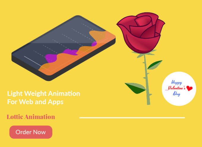 Gig Preview - Make lottie json ready animation for mobile or web